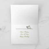 Happy Birthday Ewe Card Kaart (Binnen)