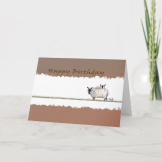 Happy Birthday Ewe Card Kaart