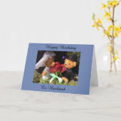 Happy Birthday ex man kaart (Gele Bloem)