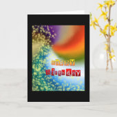 Happy Birthday Fairy Dust Kaart (Gele Bloem)