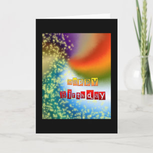 Happy Birthday Fairy Dust Kaart