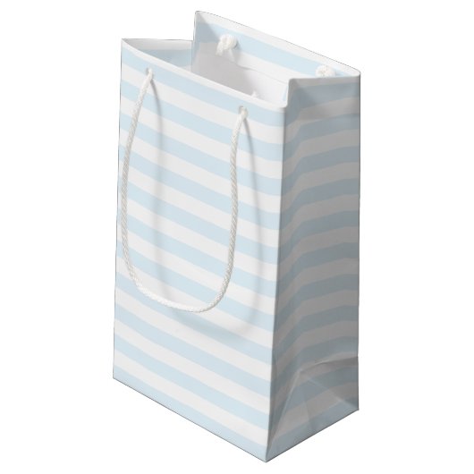 Happy Birthday Fancy Rozen Blueberry Gift Bag Klein Cadeauzakje (Achterkant Gekanteld)