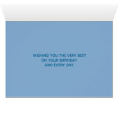 Happy Birthday Farmer Barns Fields Custom Name (Binenzijde Horizontaal (Onderkant))