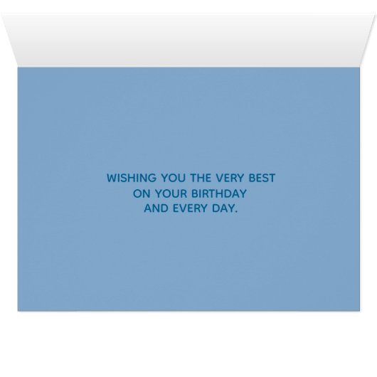 Happy Birthday Farmer Barns Fields Custom Name (Binenzijde Horizontaal (Onderkant))