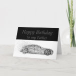 Happy Birthday Father Dad Classic Cars Vehicles Kaart<br><div class="desc">You may be a year older but you re still a classic.  Happy Birthday Father Dad for the one that loves cars,  sells cars or works on cars</div>