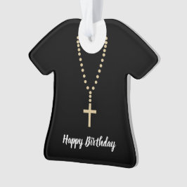 Happy Birthday Father Schattig Clergy Ornament