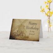 Happy Birthday Favoriete Nederlander Vriend Kaart (Gele Bloem)