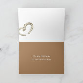 Happy Birthday Favorite Guy Cowboy Hoefijzers Kaart (Binnen)