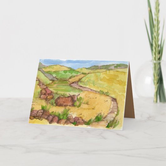 Happy Birthday Favorite Guy Cowboy Hoefijzers Kaart (Voorkant)