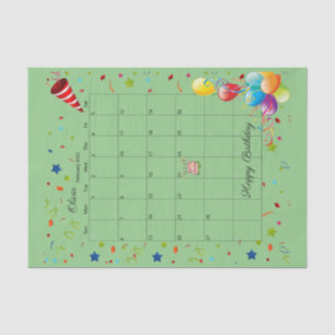 Happy Birthday Februari 2022 Weefselpapier Tissuepapier