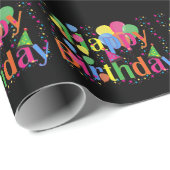 Happy Birthday-feest Cadeaupapier (Rol Hoek)