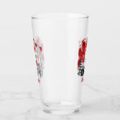 Happy Birthday Feest Gepersonaliseerd Glas (Rechts)