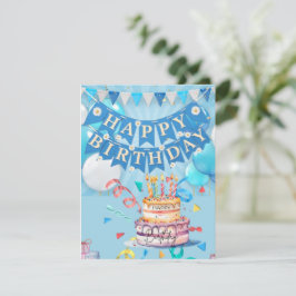 Happy Birthday Feestdagenkaart