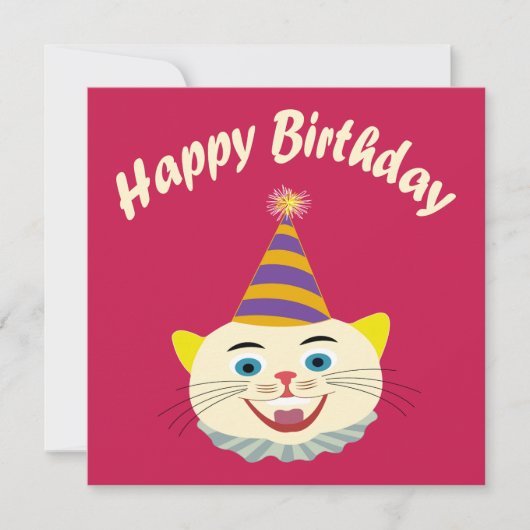 Happy Birthday Feestdagenkaart (Voorkant)