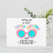 Happy Birthday Feestdagenkaart (Staand voorkant)