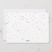 Happy Birthday Feestdagenkaart (Achterkant)