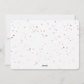 Happy Birthday Feestdagenkaart (Achterkant)