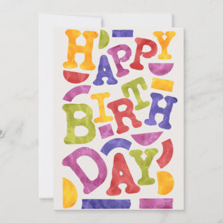 HAPPY BIRTHDAY FEESTDAGENKAART