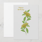 Happy Birthday Feestdagenkaart (Voorkant / Achterkant)