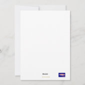 Happy Birthday Feestdagenkaart (Achterkant)