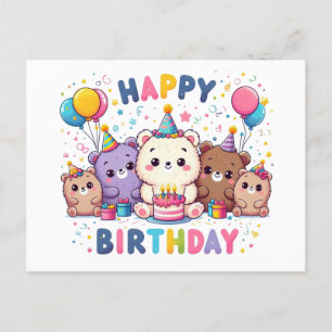 Happy Birthday Feestdagenkaart