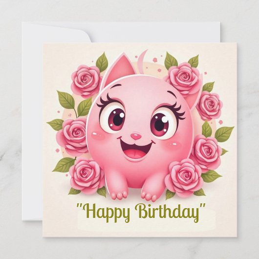 Happy Birthday Feestdagenkaart