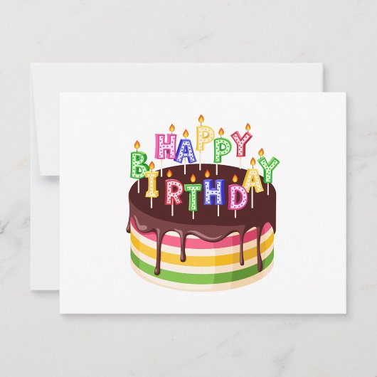 Happy Birthday Feestdagenkaart