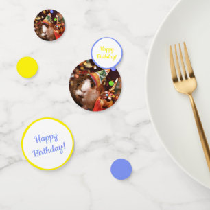 Happy Birthday - Feestdier cavia Confetti