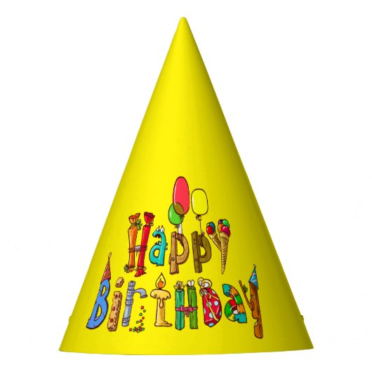 Happy Birthday Feesthoedjes (Voorkant)