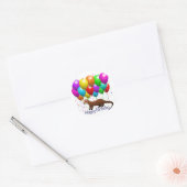 Happy Birthday Ferret Sticker (Envelop)