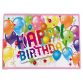 Happy Birthday Festive Gift Bag Groot Cadeauzakje (Voorkant)