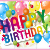 Happy Birthday Festive Gift Bag Groot Cadeauzakje