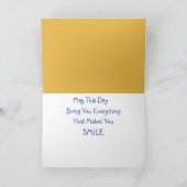 Happy Birthday Fire Engine Wenskaart Bedankkaart (Binnen)