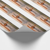 Happy Birthday Fireball Shots Wrapping Paper Cadeaupapier (Hoek)