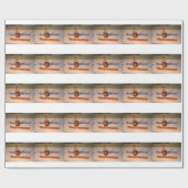 Happy Birthday Fireball Shots Wrapping Paper Cadeaupapier (Vlak)