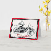 Happy Birthday, Firefighter Kaart (Gele Bloem)