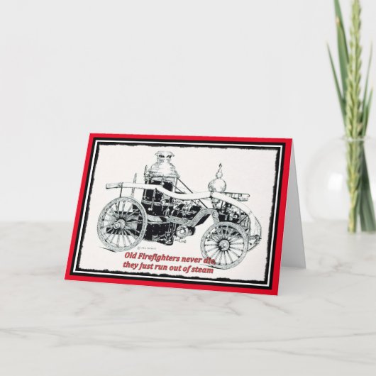 Happy Birthday, Firefighter Kaart (Voorkant)
