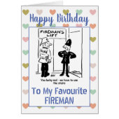 Happy Birthday Fireman (Voorkant)