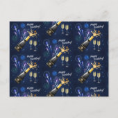 Happy Birthday Fireworks Briefkaart (Voorkant)
