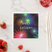 Happy Birthday, Fireworks Celebration Servet (Insitu)