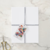 Happy Birthday Flamingo Cadeaulabel (Met Touw)