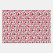 Happy Birthday Flamingo Wrapping Paper Sheets (Voorkant)