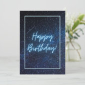 Happy Birthday Flat Card Feestdagenkaart (Staand voorkant)