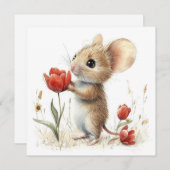 Happy Birthday Flat Card Feestdagenkaart (Voorkant / Achterkant)