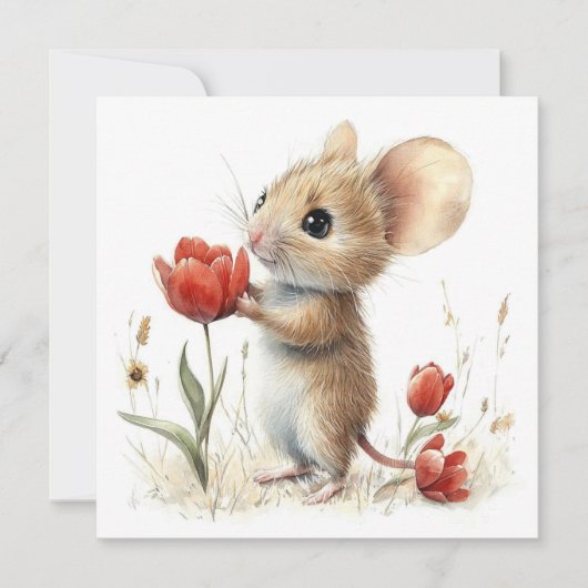 Happy Birthday Flat Card Feestdagenkaart (Voorkant)