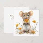 Happy Birthday Flat Card Feestdagenkaart (Voorkant / Achterkant)