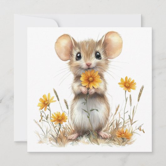 Happy Birthday Flat Card Feestdagenkaart (Voorkant)