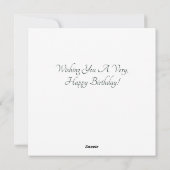 Happy Birthday Flat Card Feestdagenkaart (Achterkant)