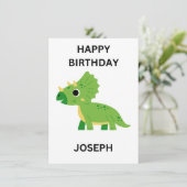 HAPPY BIRTHDAY Flat Kaart (Staand voorkant)