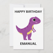 HAPPY BIRTHDAY Flat Kaart (Voorkant)